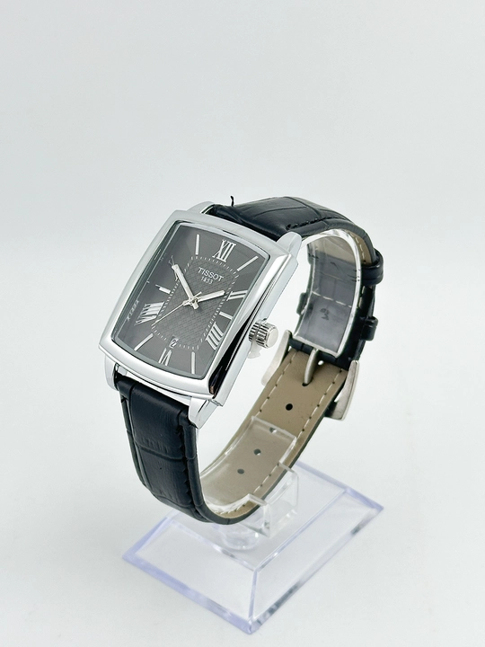 Мужские наручные часы Tissot, классический дизайн, кожаный ремешок, в подарочной коробке