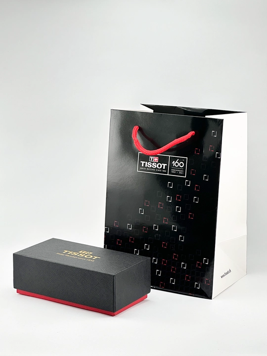 Мужские наручные часы Tissot, классический дизайн, кожаный ремешок, в подарочной коробке