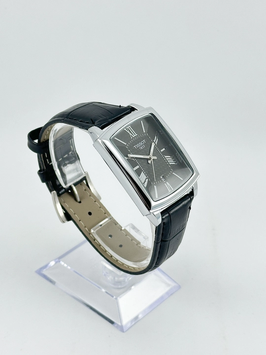 Мужские наручные часы Tissot, классический дизайн, кожаный ремешок, в подарочной коробке