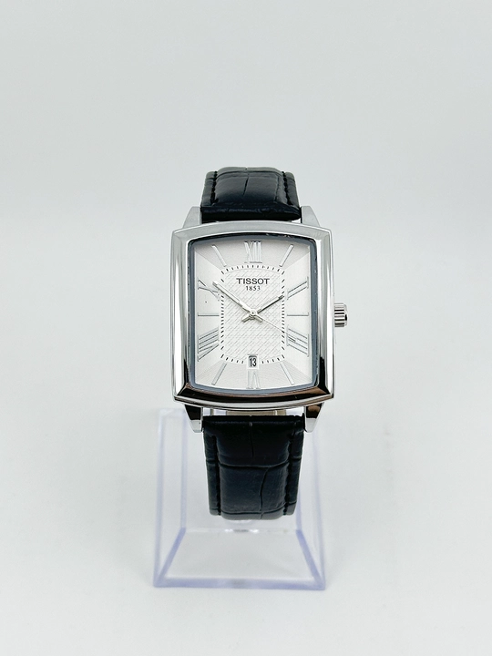 Мужские наручные часы Tissot, классический дизайн, кожаный ремешок, в подарочной коробке