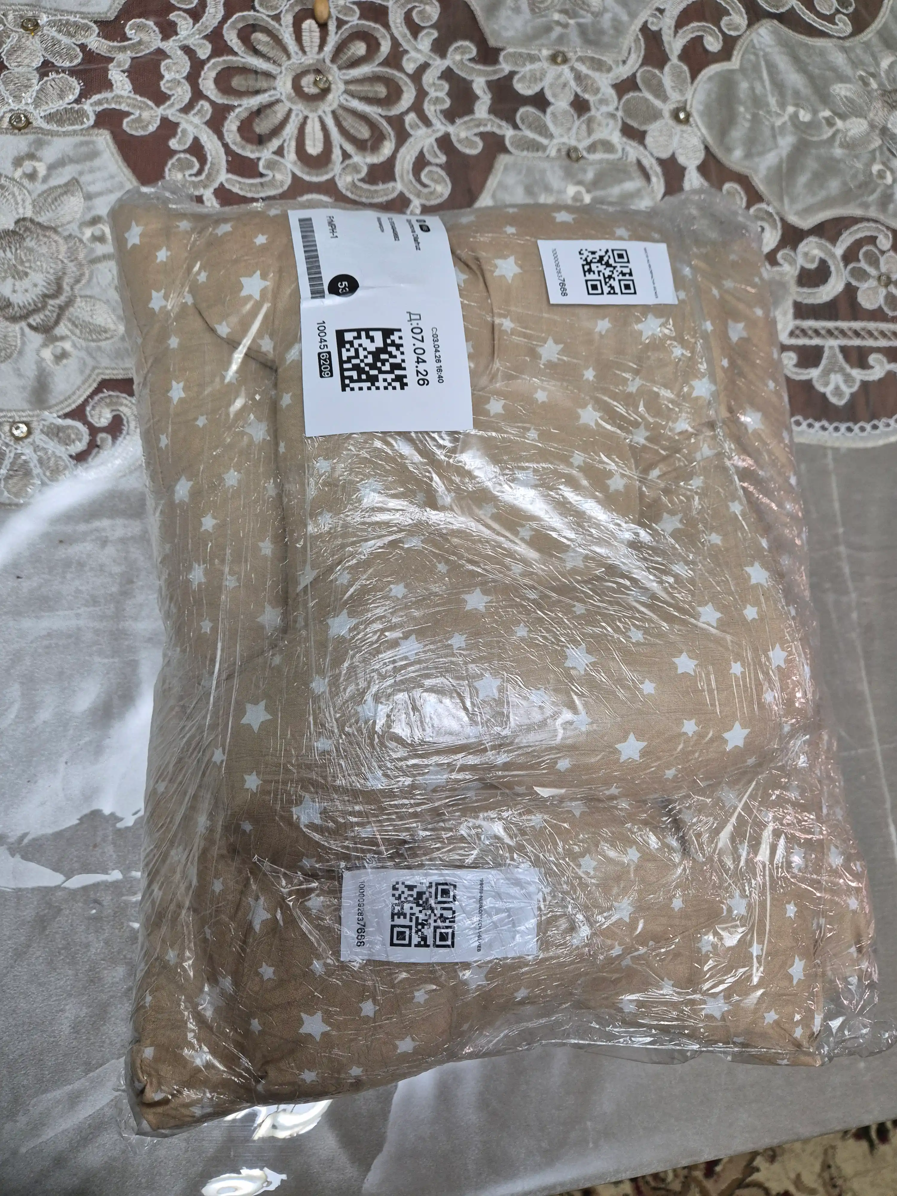 Матрас для коляски с подушкой