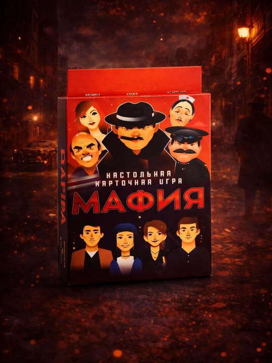Настольные игры Mafia и Flagomania, стратегическая и викторина, для 2–12 игроков