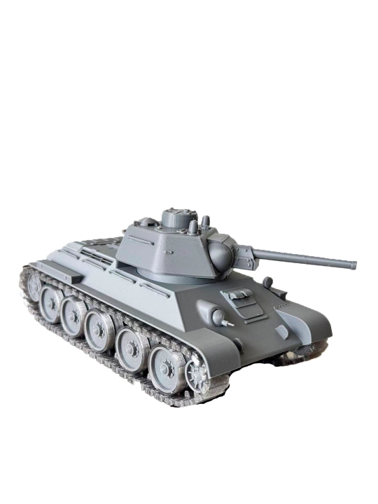 Модель 3D t34/76 символ победы. Высоко детализированное масштаб 1:35. В комплекте краска