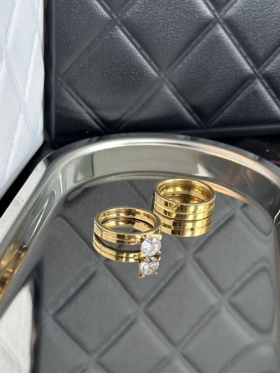 Парное кольцо Cartier