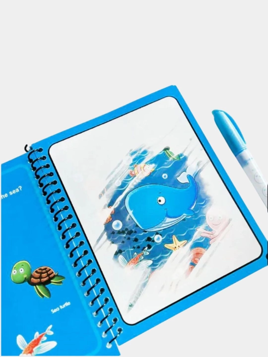 Magic Water Book qayta ishlatiladigan bolalar suvli bo'yash kitobi