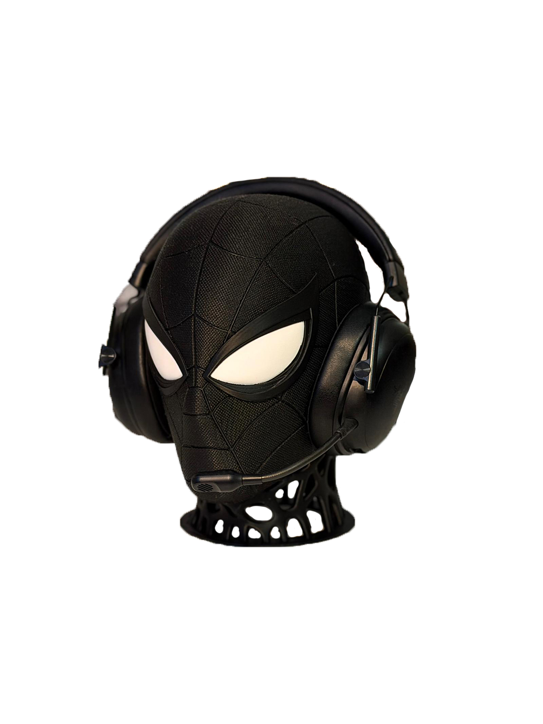 Spider man 3D eshitish vositasi uchun stend PLA bosib chiqarish plastik ekologik toza - 
