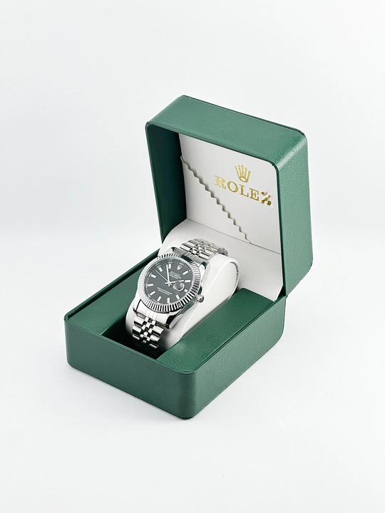 Erkaklar qol soati Datejust, metall remeshog, sovg’a qutisi va paketi bilan