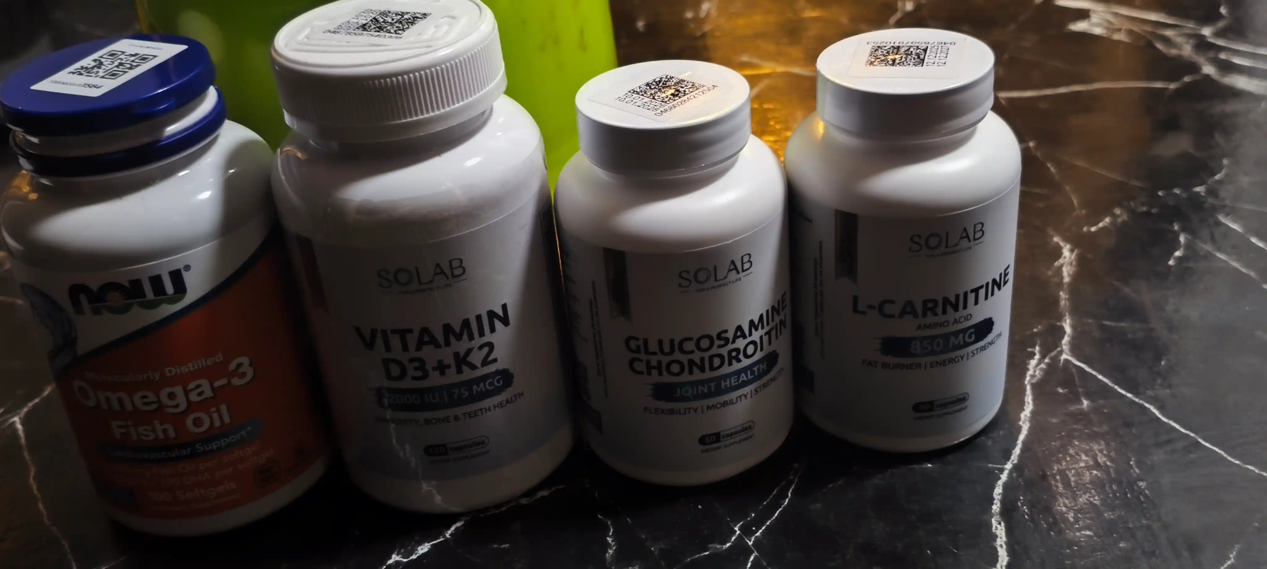 L-karnitin, SOLAB, ozishga va energiyaga moʻljallangan yogʻyoquvchi, 90 kapsula