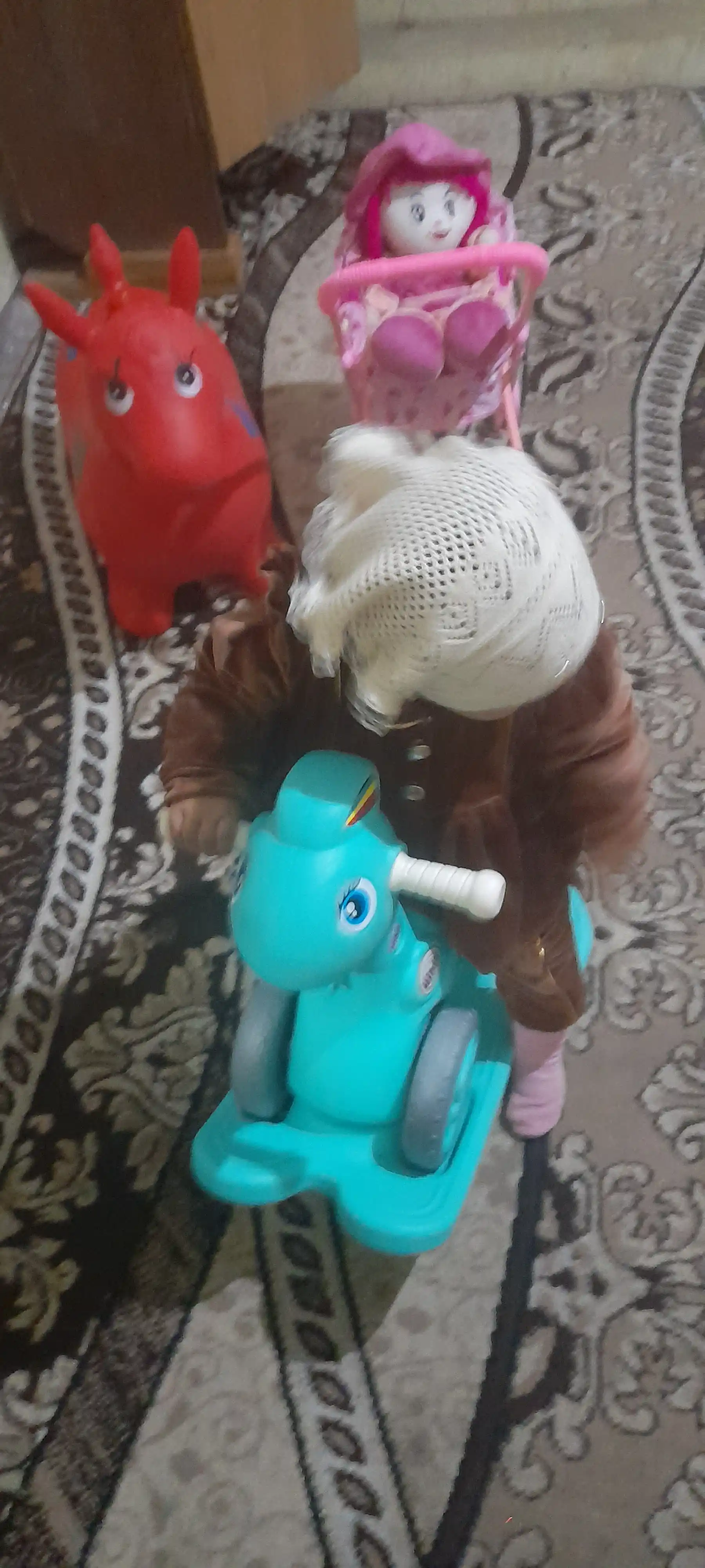 Детская качалка Динозавр, для детей от 1 года, THE REPUBLIC OF TOYS