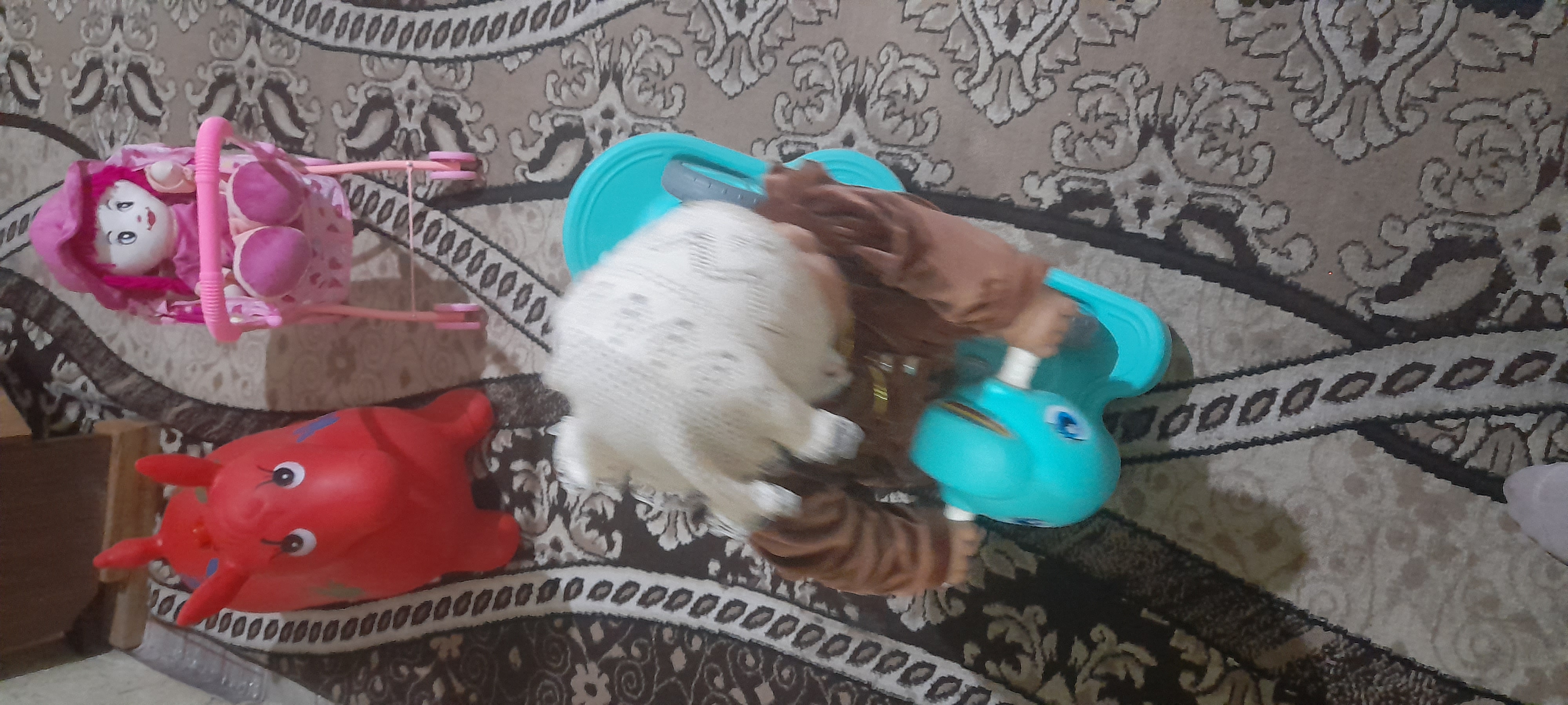 Детская качалка Динозавр, для детей от 1 года, THE REPUBLIC OF TOYS