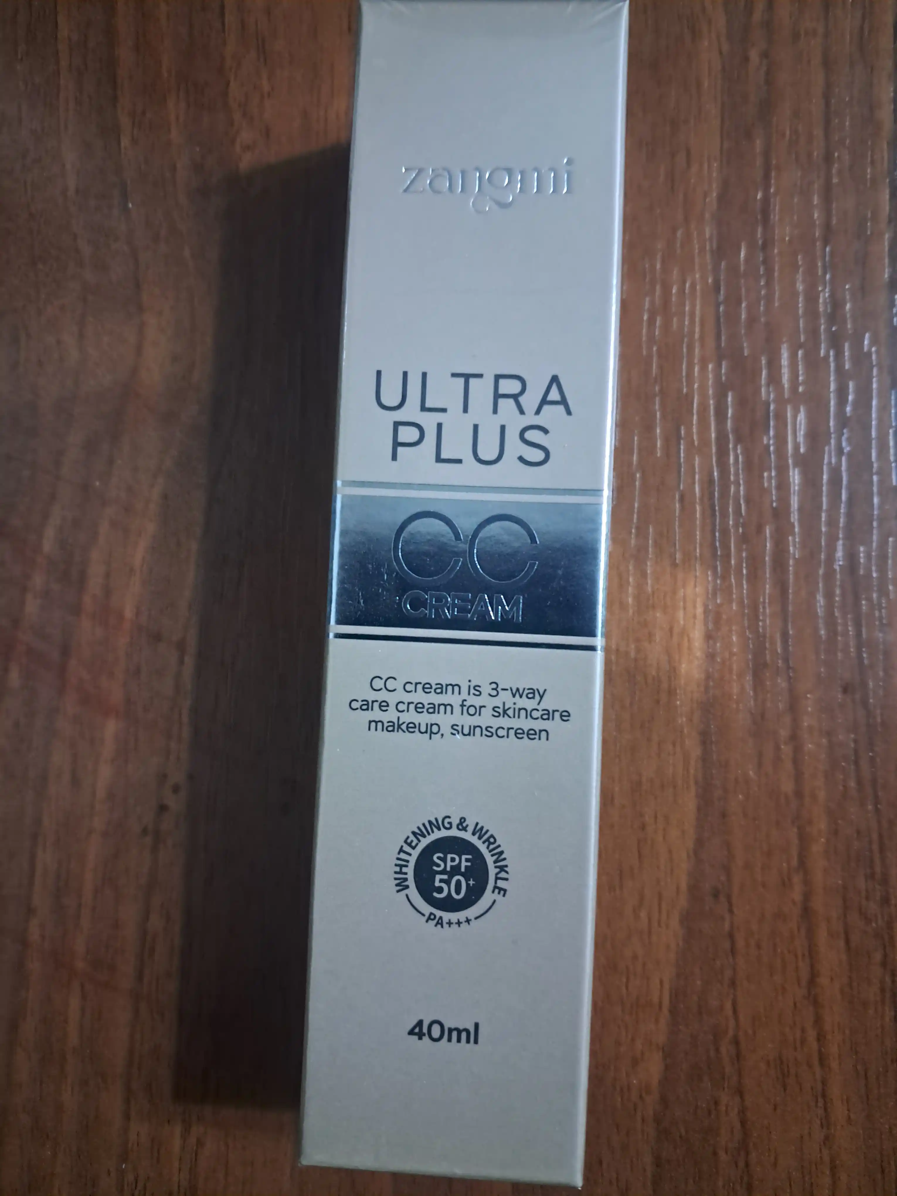 CC krem, tonlama, quyoshdan himoya qiluvchi SPF 50, PA+++, 40 ml