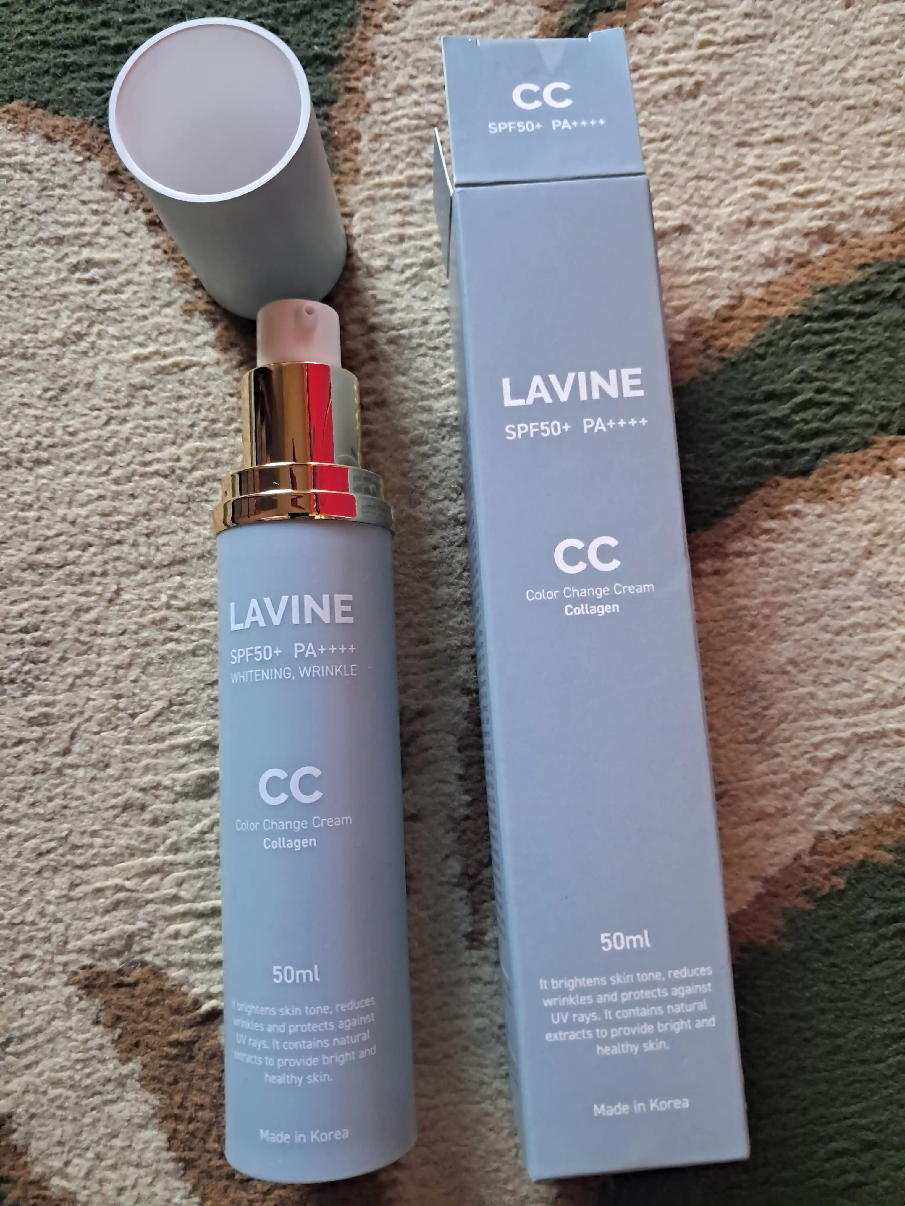 CC крем для лица, 50 мл, SPF 50+, PA++++