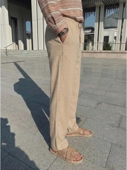 Erkaklar uchun kuzgi shimlar, xitoycha Casual shimlar, ip gazlamadan tayyorlangan 29-40-o‘lchamlar