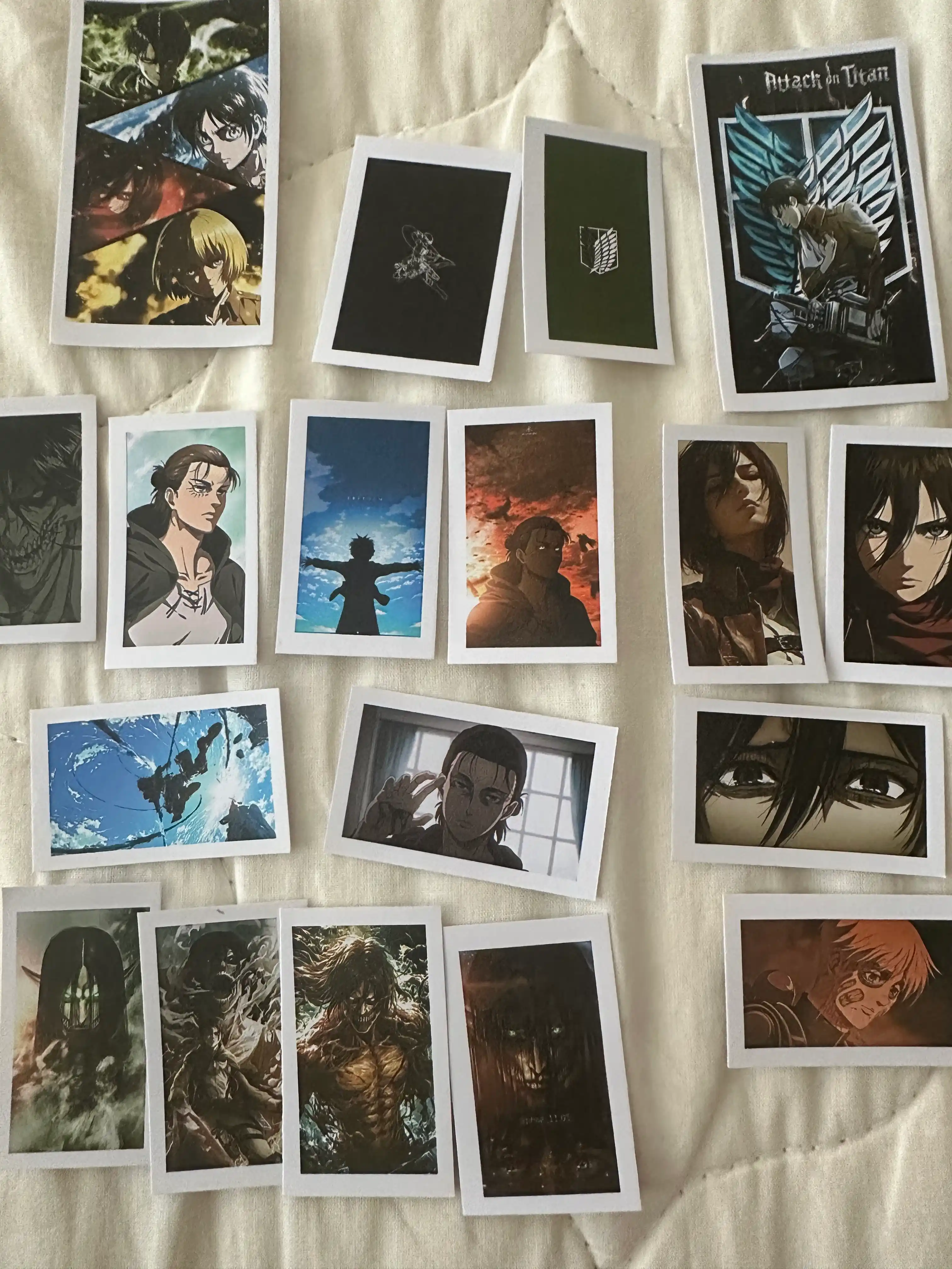 Stikerlar Anime Naruto, Bleach, Jujutsu Kaisen, Demon Slayer, Attack on Titan, 50 xil