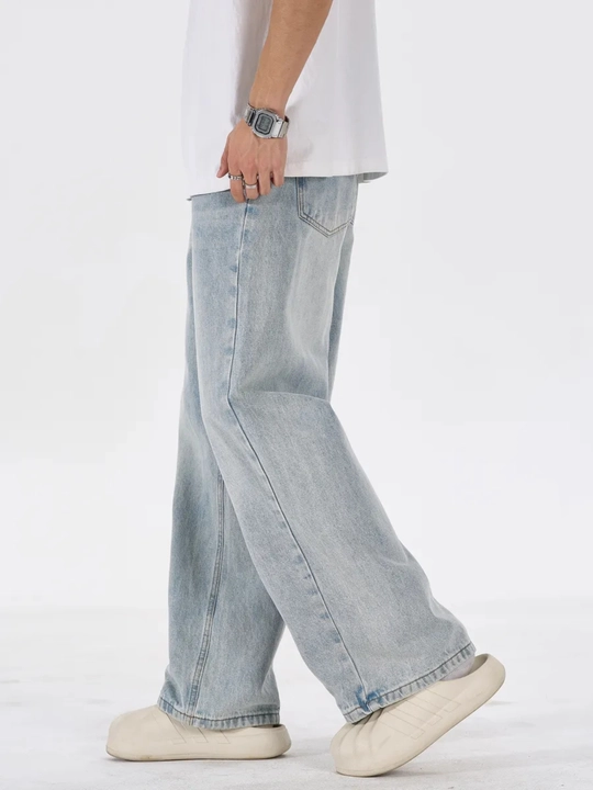 Baggi jins keng shimlar erkaklar uchun Y2K,jinsi oversize shim erkaklar uchun