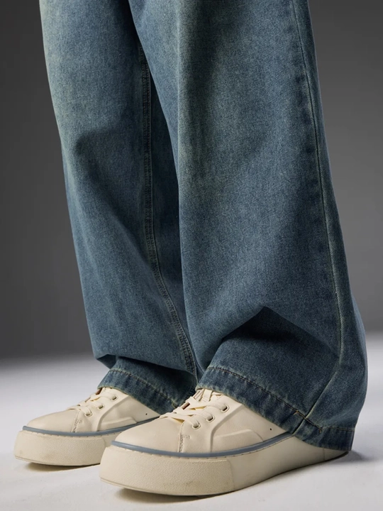 Baggi jins keng shimlar erkaklar uchun Y2K,jinsi oversize shim erkaklar uchun