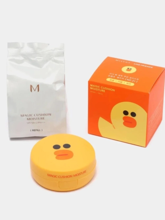 Cushion Moisture SPF 50 upa-elik tonal kremi, zaxira refili bilan BB kremi, 15 g