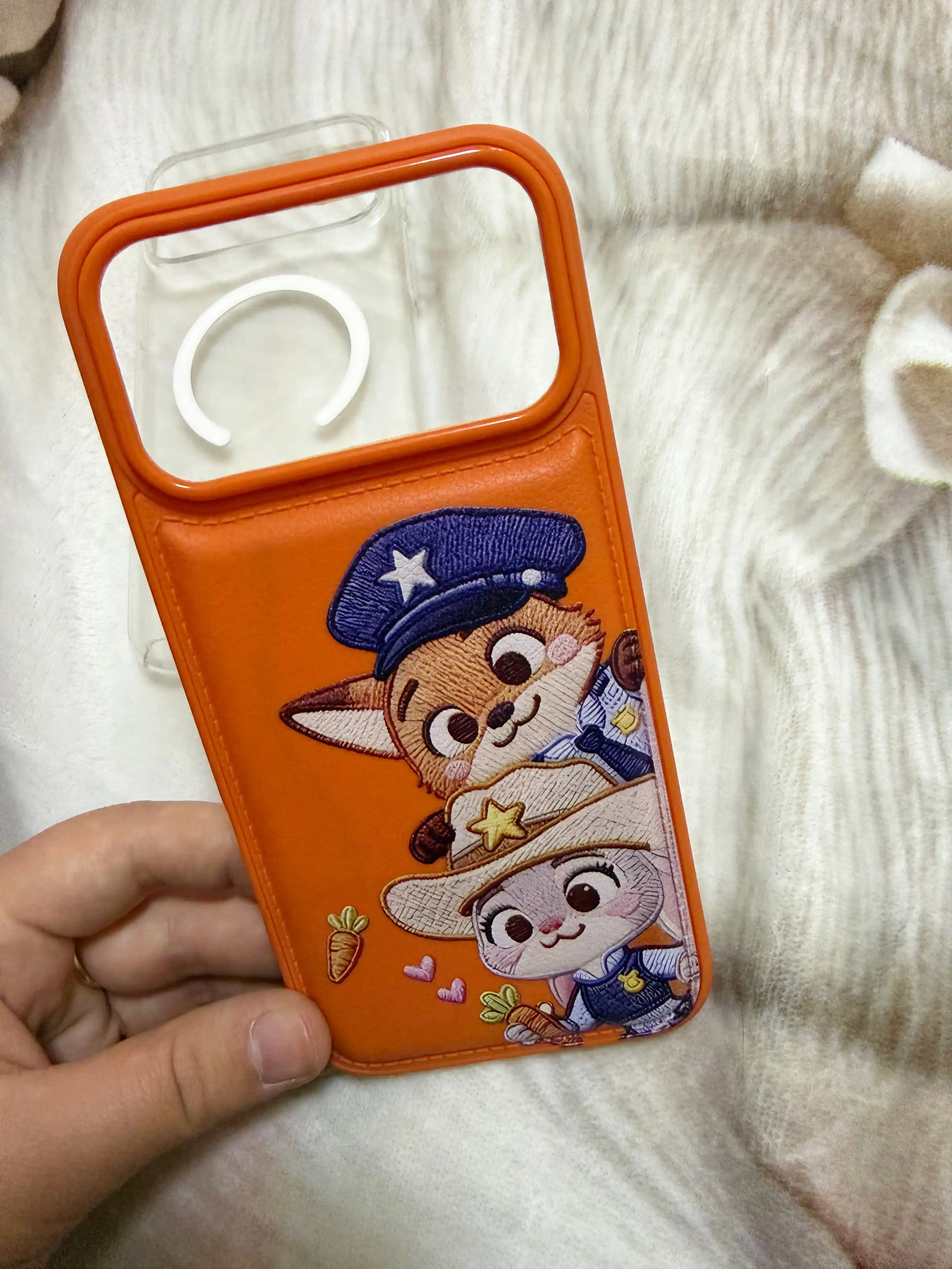 Чехол в стиле Zootopia — для iPhone 15, 16, 17 Pro Max