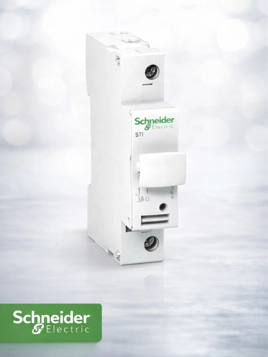 Schneider Electric kompaniyasining Acti9 STI seriyali saqlagich tutqichi (fuse disconnector) - 