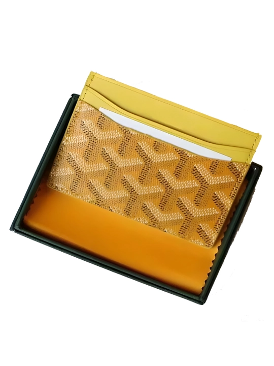 Картхолдер Goyard для банковских карт тонкий, компактный кошелёк для карт и визиток