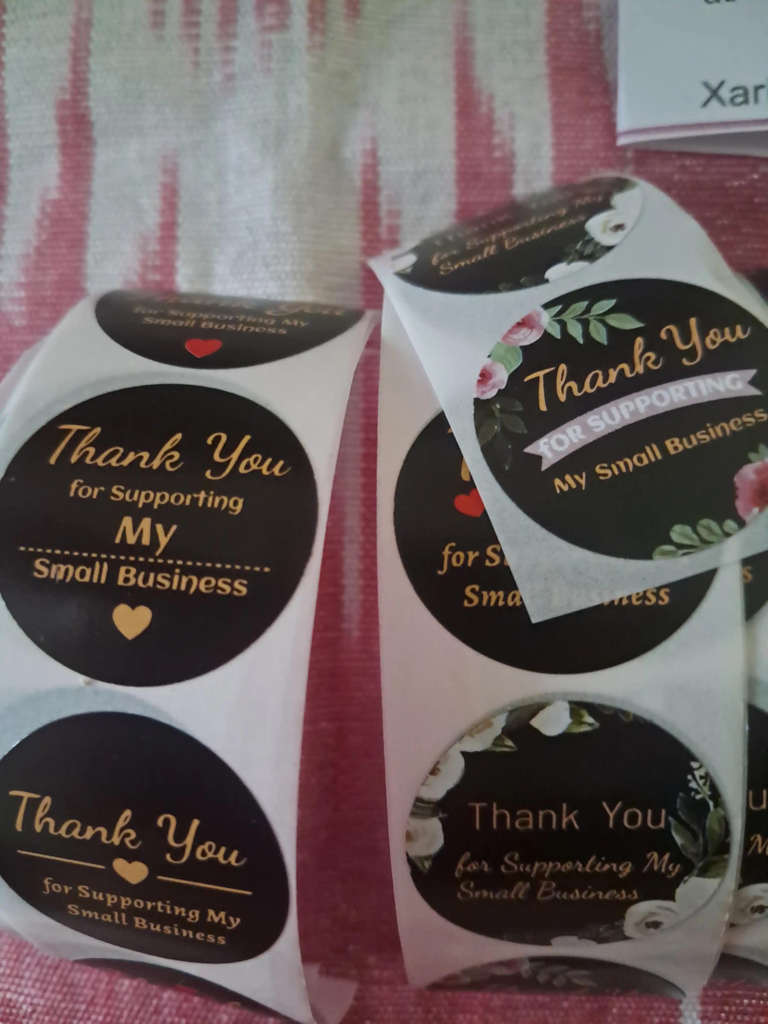 Сделайте свой бизнес более изысканным с помощью наклеек THANK you, 50 штук
