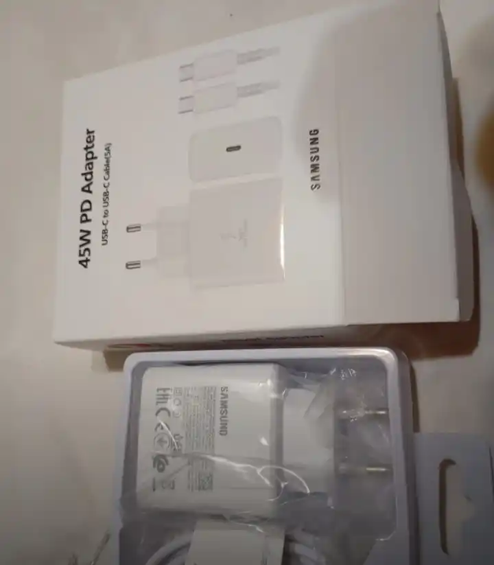 Android uchun 45W Type-C zaryadlovchi qurilma, tezkor zaryad, adapter + 1 m kabel