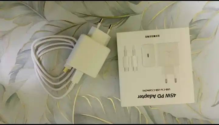 Android uchun 45W Type-C zaryadlovchi qurilma, tezkor zaryad, adapter + 1 m kabel