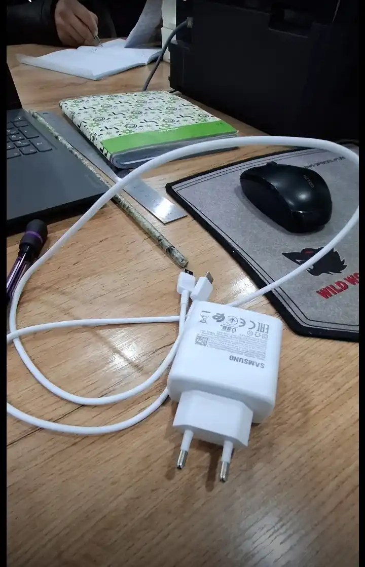 Зарядное устройство 45W Type-C для Android, быстрая зарядка, адаптер + кабель 1 м