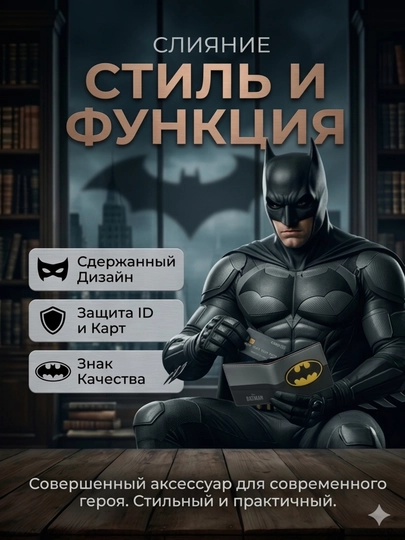Классический кошелек мужской, портмоне, бумажник и для пластик карт