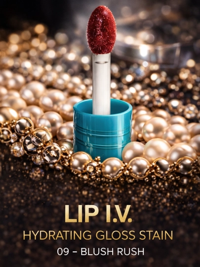 NYX Lip I.V Gloss Stain, стойкий тинт и увлажняющий блеск для губ, не липкий