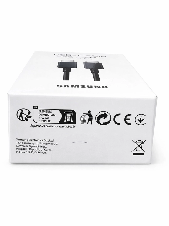 Кабель (ОРГ) Samsung USB-C (Type-C) - USB-C (Type-C) (5A, 1m)
