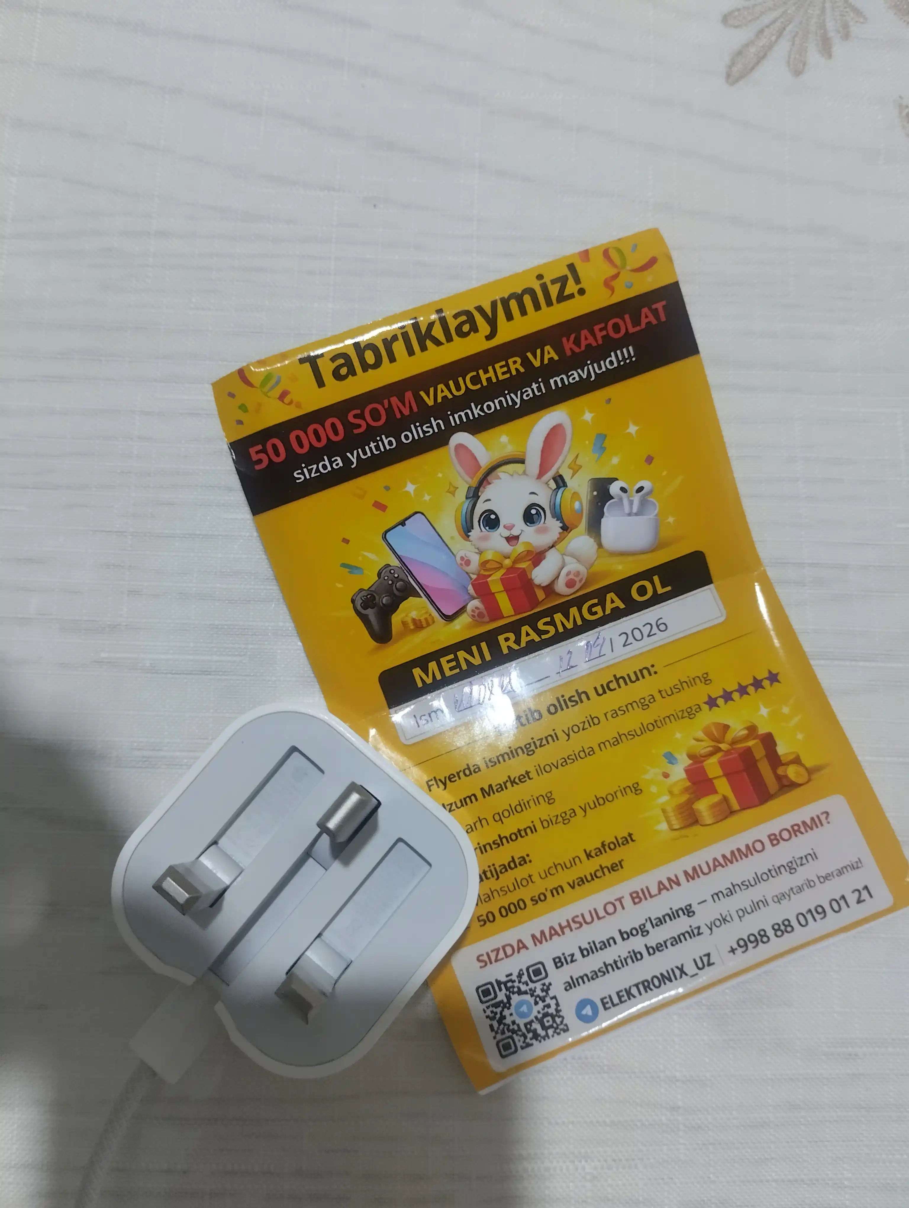 Зарядка для, 20W адаптер питания для iPhone USB Type-C, ORG