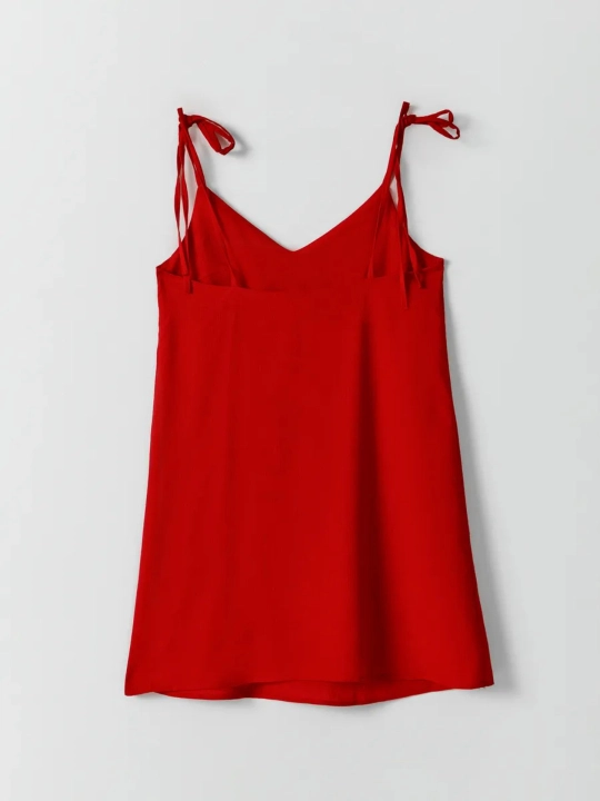 Tasmali yozgi zig'ir sundress