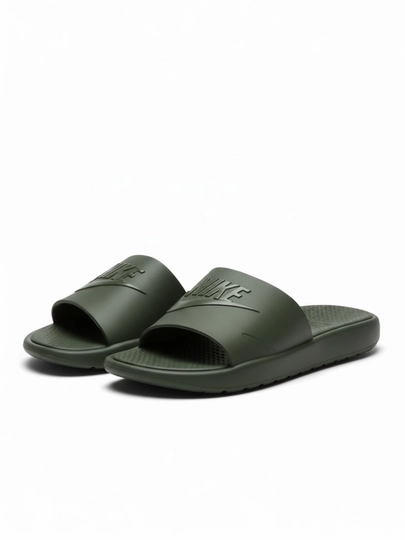 Мужские красивые, nike, легкие и удобные тапочки — ELTEX-NIKEPAL-ТЕМНЗЕЛ-45