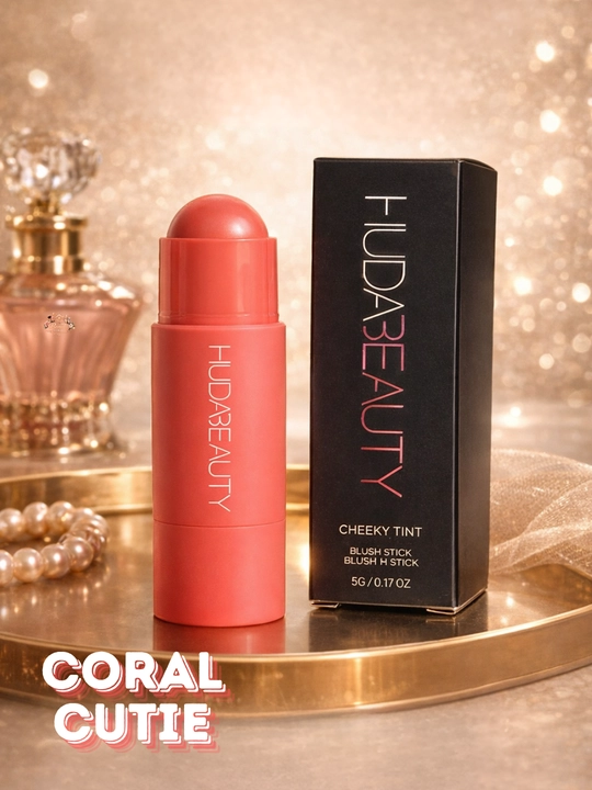 Huda Beauty Blush Stick 2v1, har kunlik kremli lab va yuz bo‘yog‘i - 