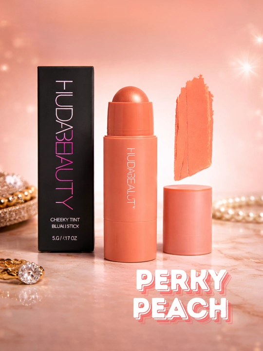 Huda Beauty Blush Stick 2v1, har kunlik kremli lab va yuz bo‘yog‘i - 
