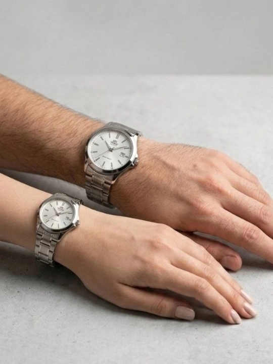 Набор парных наручных часов Orient — Стильный подарок для влюбленных (2 шт)