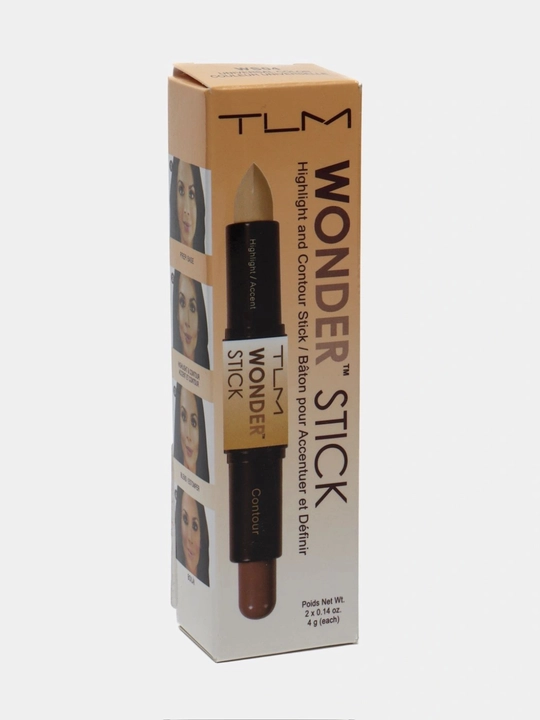 Стик для контуринга лица TLM Wonder Stick, двусторонний хайлайтер и бронзер