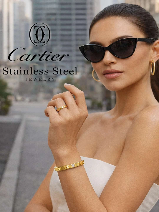 Браслет и кольцо в комплекте, Cartier