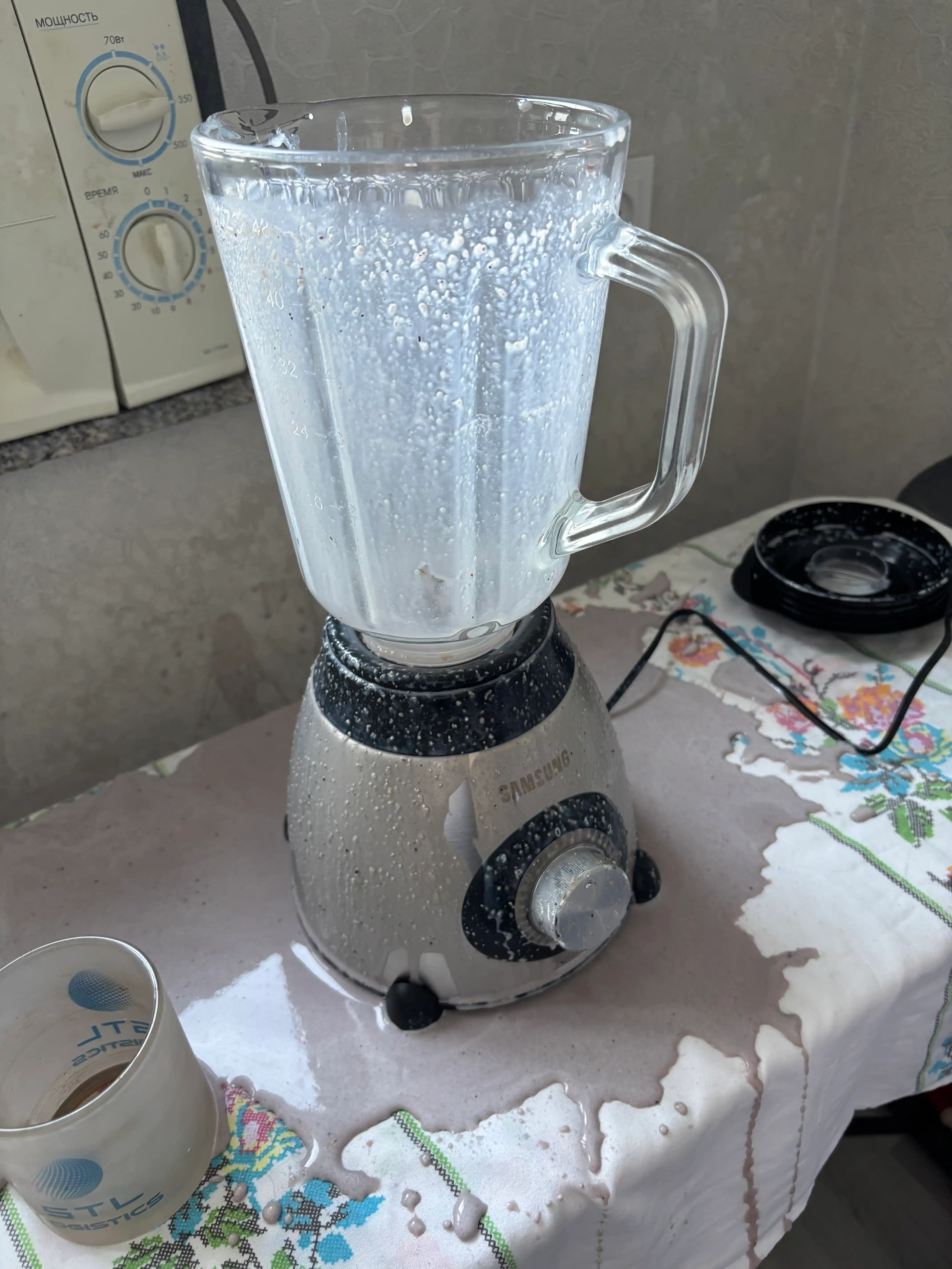 Blender maydalagich Samsung SN-988, 2 tasi 1 da, blendr