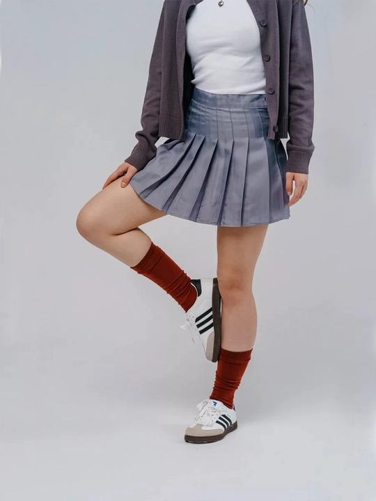 Ayollar uchun shortilar-mini yubka, yoz, sport, tennis uchun, plisse, kalta maktab yubkasi