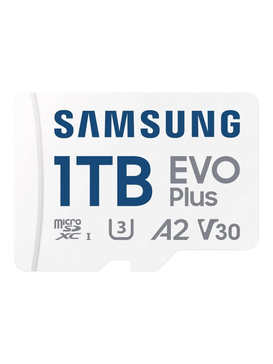 Samsung EVO Plus Карта памяти 64GB, 128GB, 256GB, 512GB, 1TB Micro SD, флешка class10