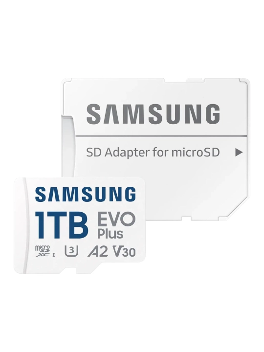 Samsung EVO Plus Карта памяти 64GB, 128GB, 256GB, 512GB, 1TB Micro SD, флешка class10