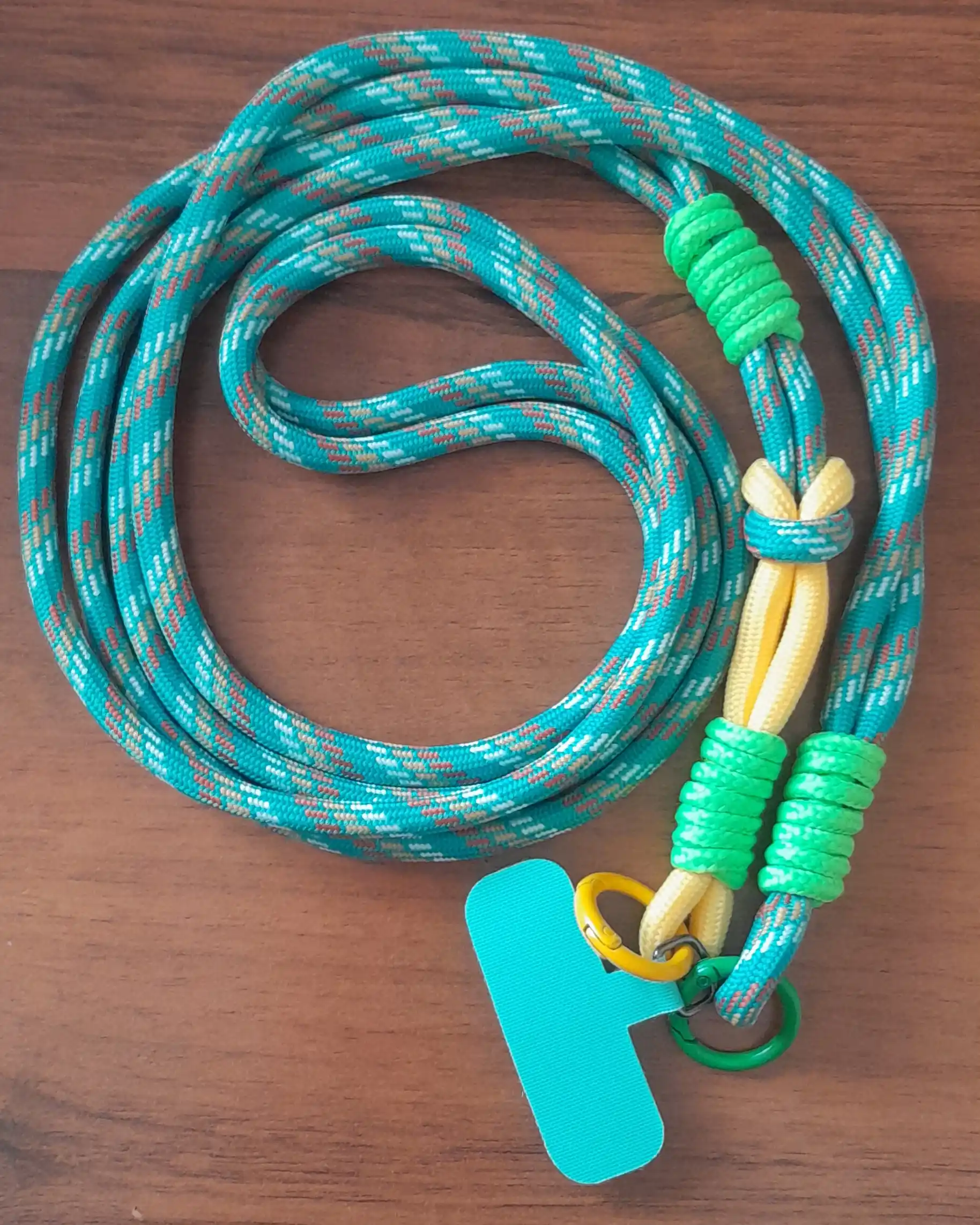 Telefon uchun lanyard 2 in 1, bo'yin uchun, 120 sm, qo'l uchun, 15 sm