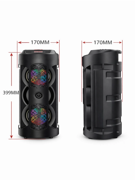 RGB LED Simsiz Karaoke Kolonka 4239 4270 4303 – Kuchli ovoz va Bluetooth ulanish