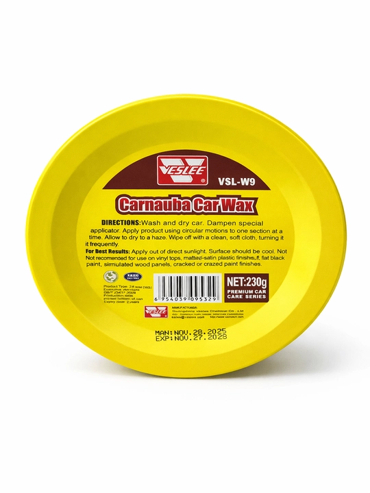 Автомобильный полироль воск Carnauba для кузова, 230 г