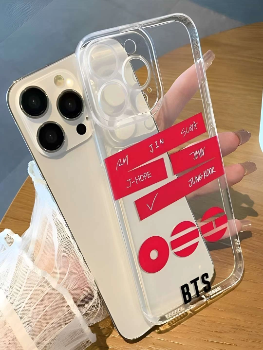 Чехол для iPhone 11,12,13,14,15,16,17 Pro, Max с изображением K-pop группы BTS, чехол BTS - 