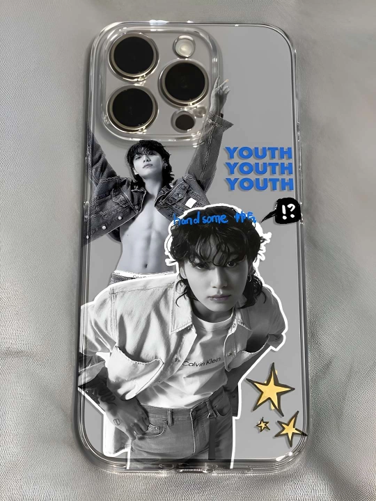 Чехол для iPhone 11,12,13,14,15,16,17 Pro, Max с изображением K-pop группы BTS, чехол BTS