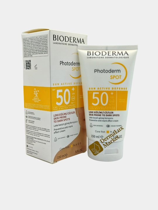 Солнцезащитный крем от пигментных пятен, бесцветный – Photoderm Spot SPF 50+, 150 мл
