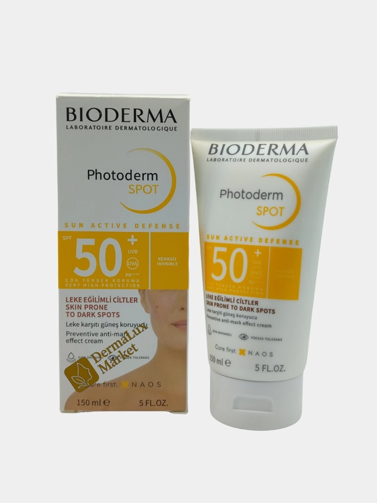 Солнцезащитный крем от пигментных пятен, бесцветный – Photoderm Spot SPF 50+, 150 мл